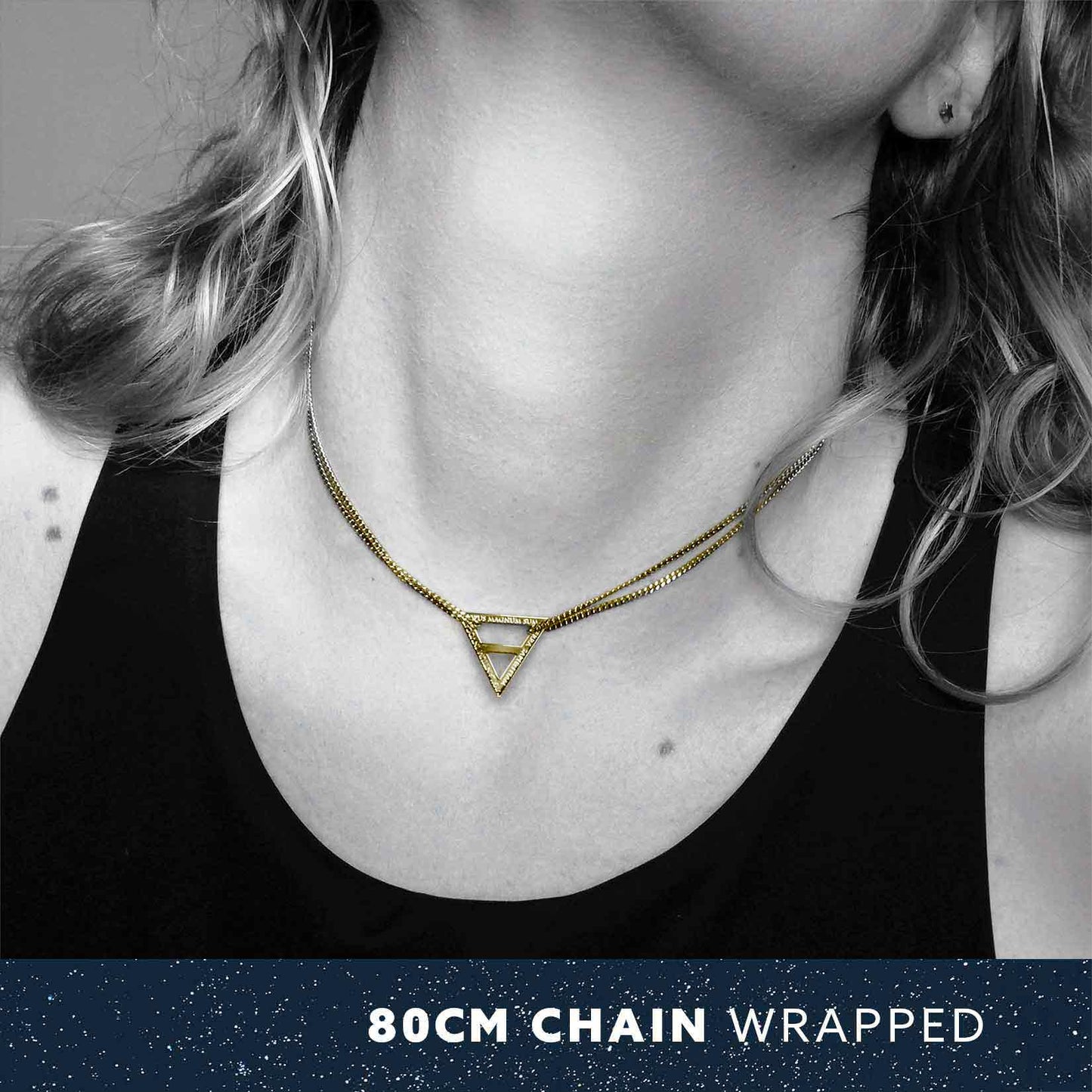 EARTH ALCHEMIST NECKLACE WITH CHAIN - GOLD