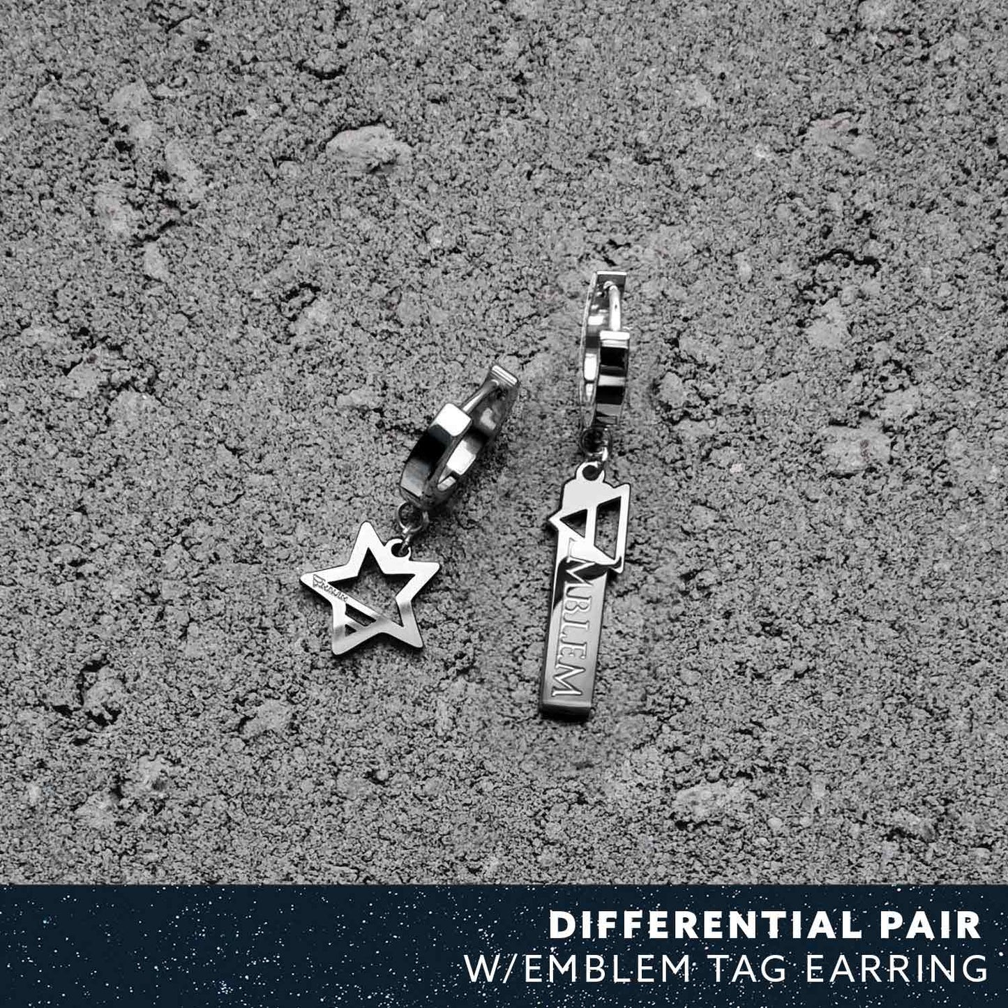 STAR EARRINGS - SILVER