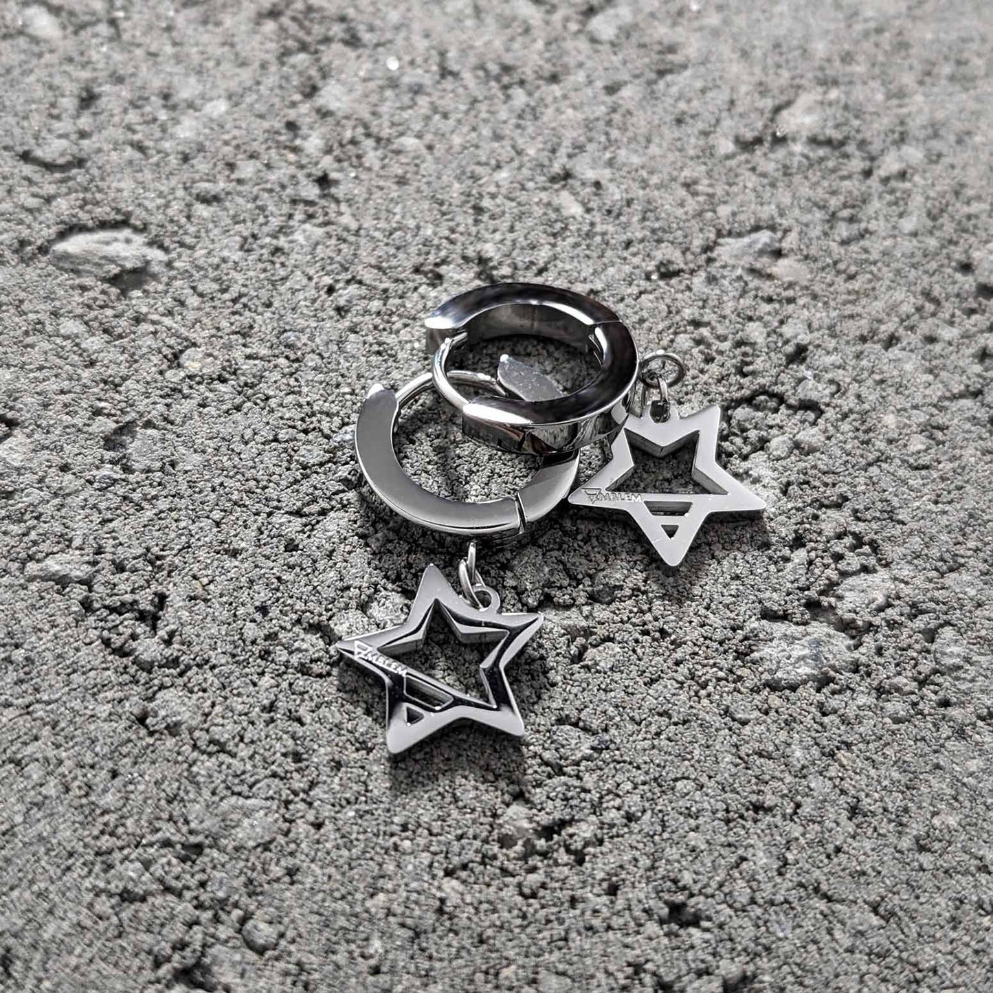 STAR EARRINGS - SILVER