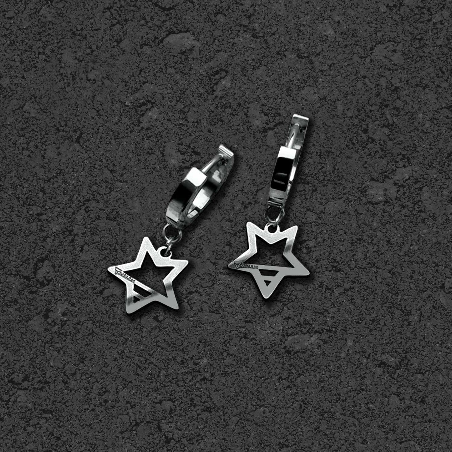 STAR EARRINGS - SILVER